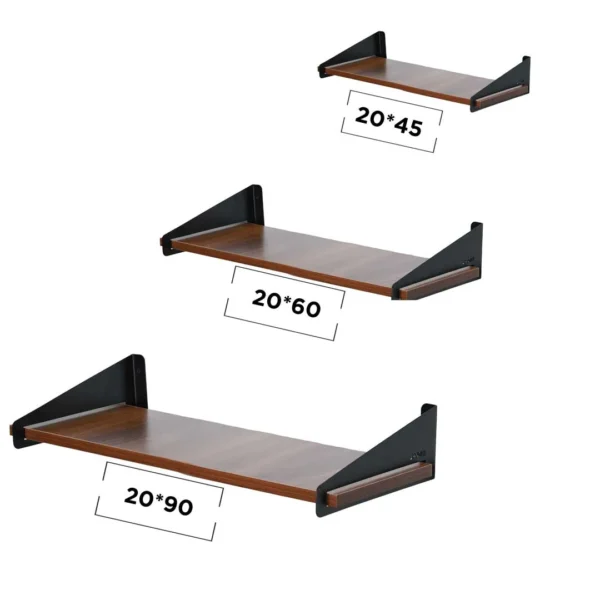 پک ۳ عددی شلف شیاردار در سه سایز