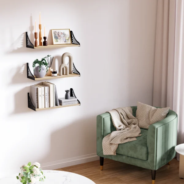 Dinial Floating wall mount shelves house and offices design 600x600