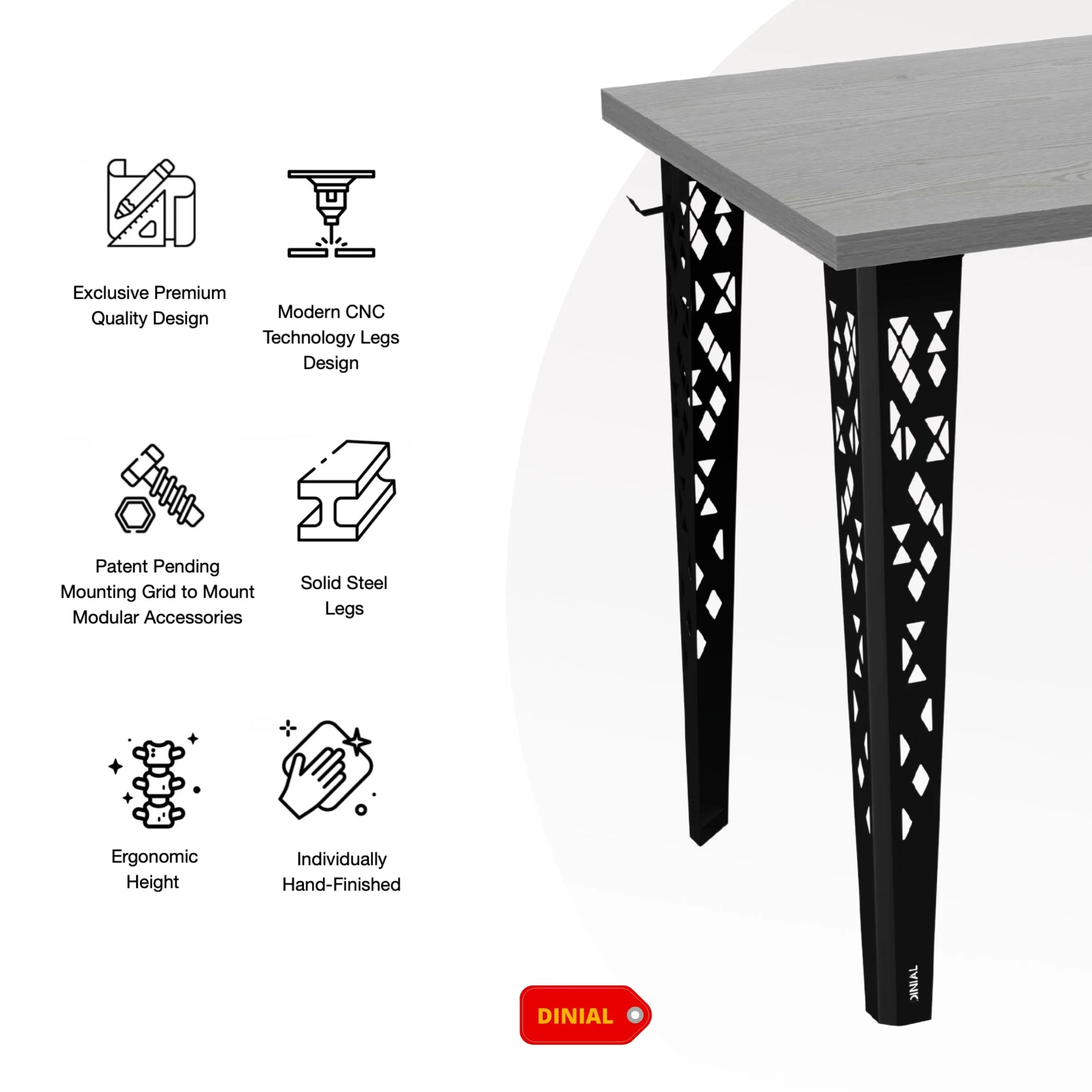 میز تحریر دینیال مدل استار DN9045 - تصویر 7